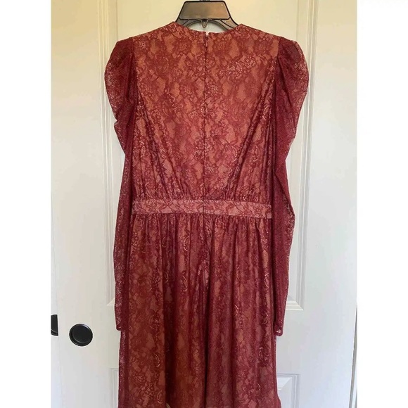 Michael Kors Brown Lace Mini Dress - Picture 8 of 12